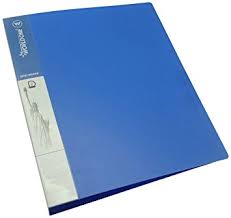 Ring Binder Blue Printed