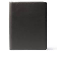 Black Leather Folder