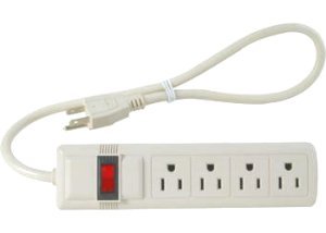 Power Strip with 4 Socket